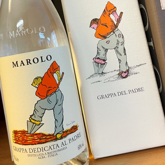 Marolo Grappa dedicata al Padre: 60,0 vol% 70cl